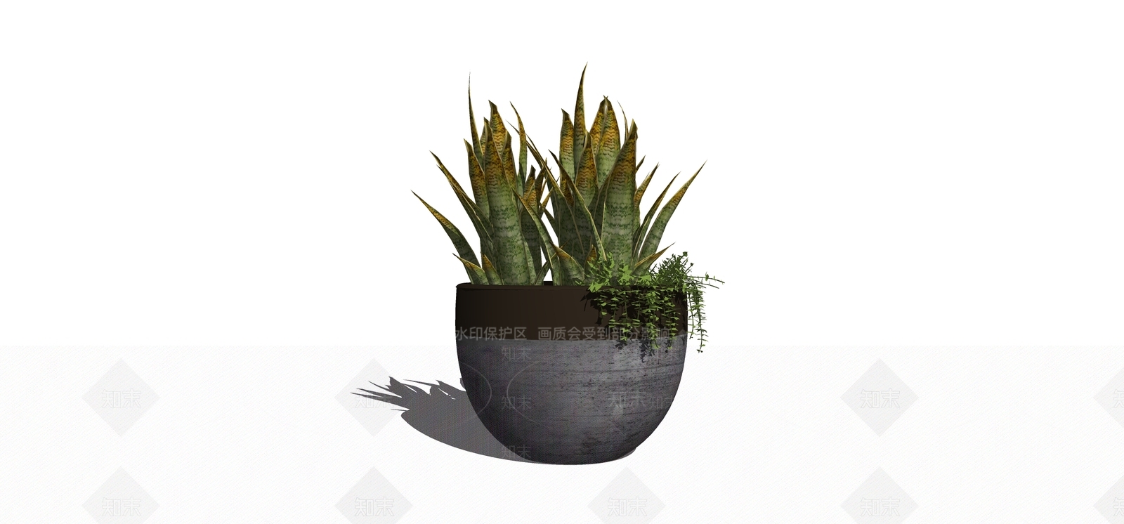 盆栽SU模型下载【ID:1180443603】