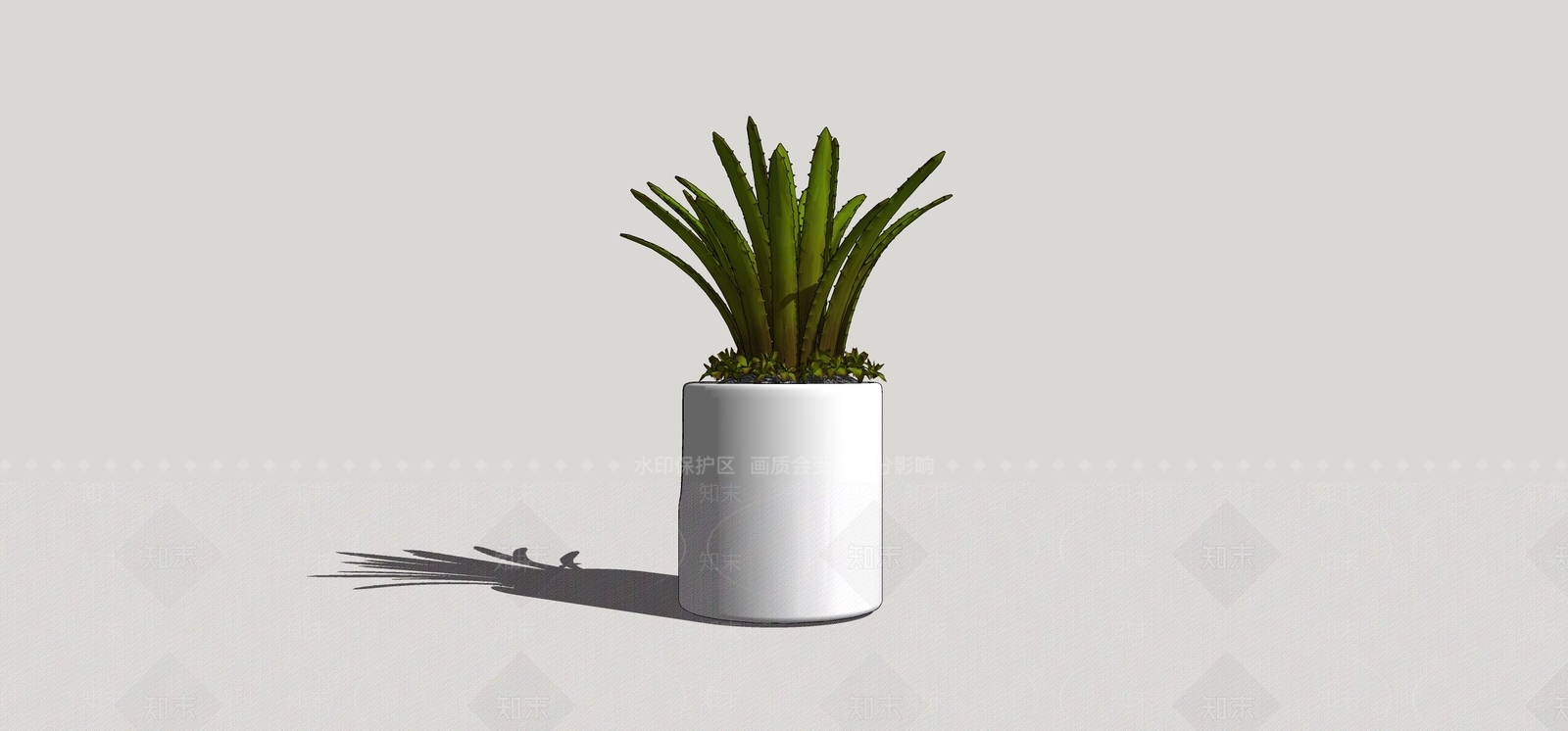 盆栽SU模型下载【ID:1180443904】
