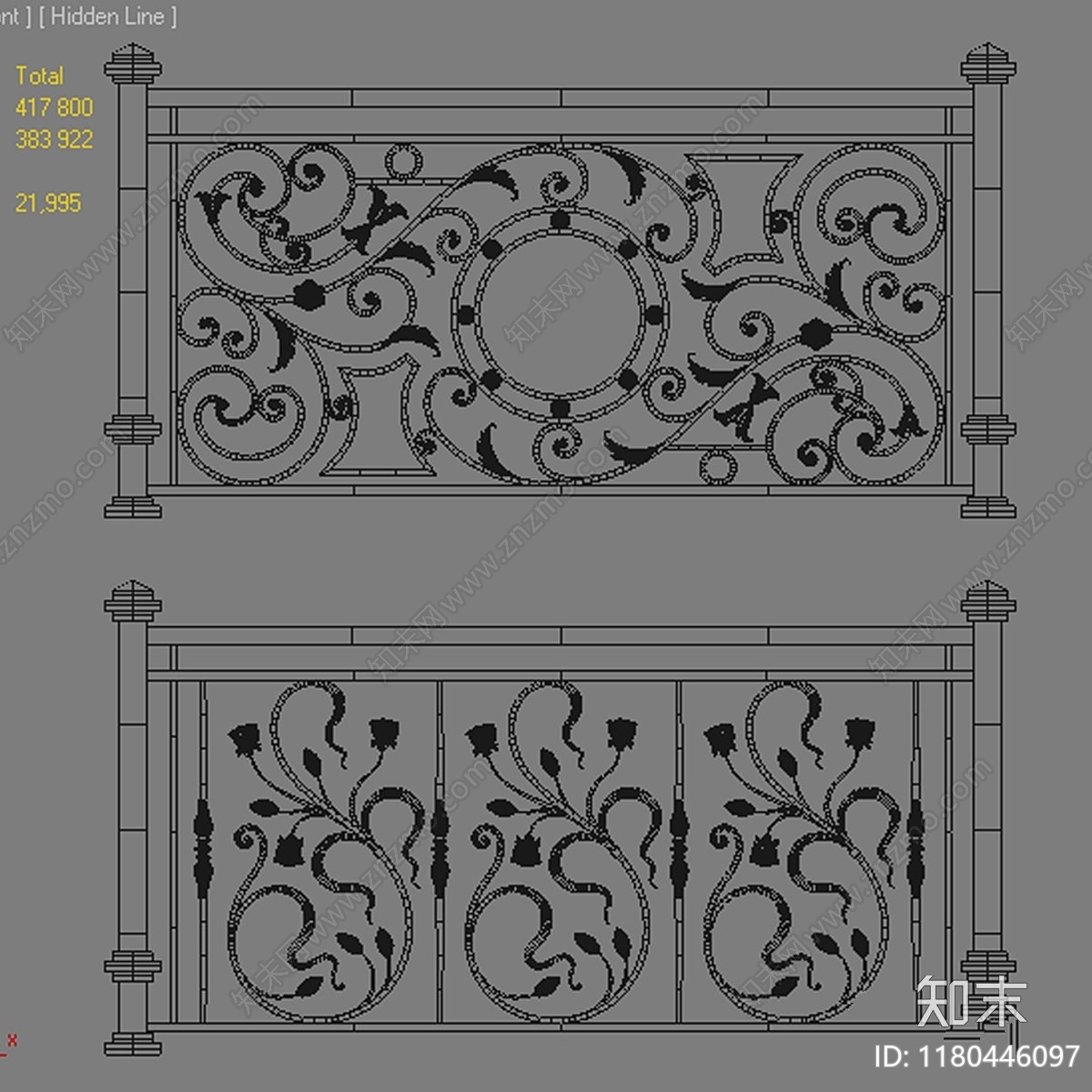 隔断3D模型下载【ID:1180446097】