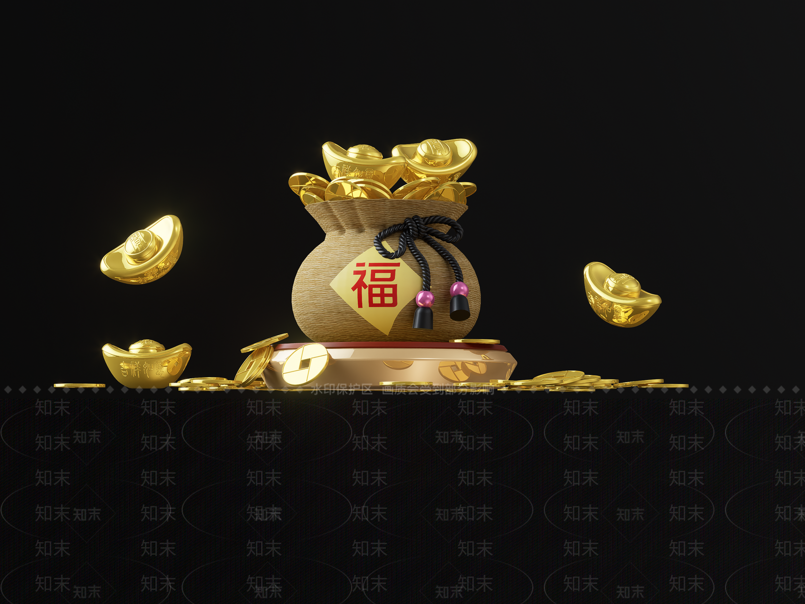 新中式中式雕塑小品SU模型下载【ID:1180447857】