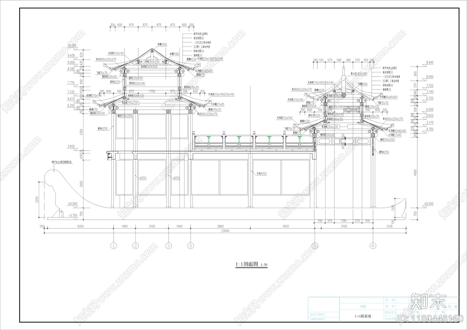 中式古建cad施工图下载【ID:1180448160】