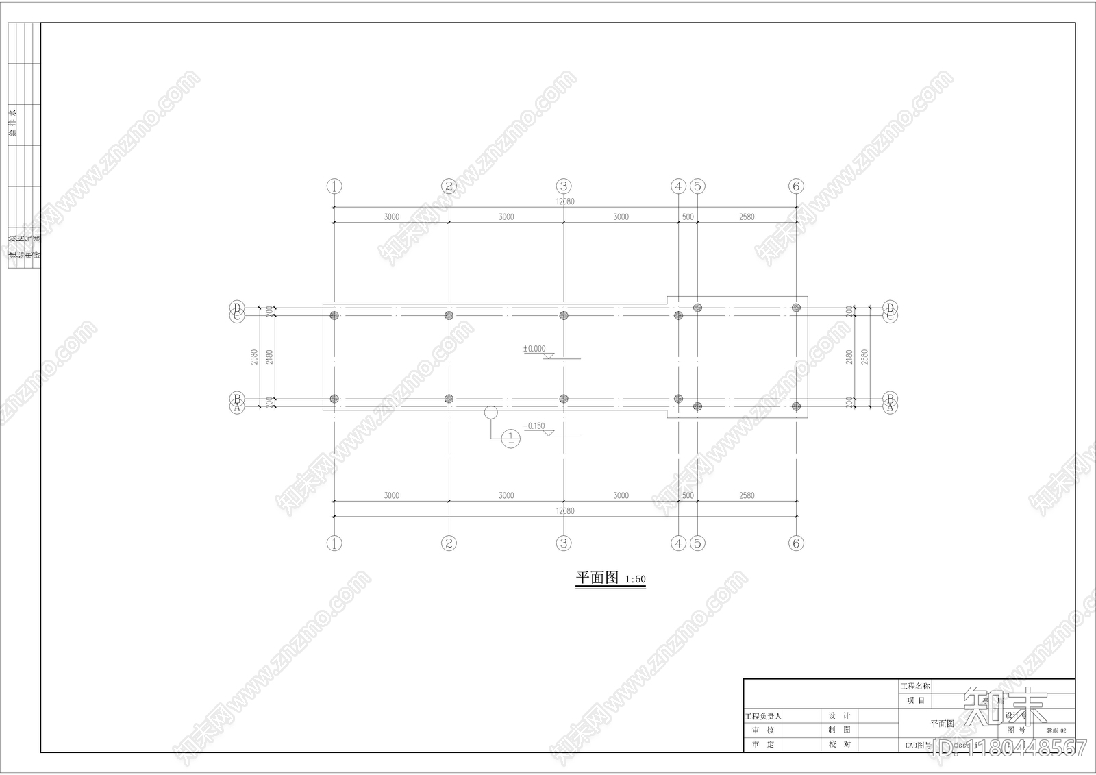 中式亭子施工图下载【ID:1180448567】