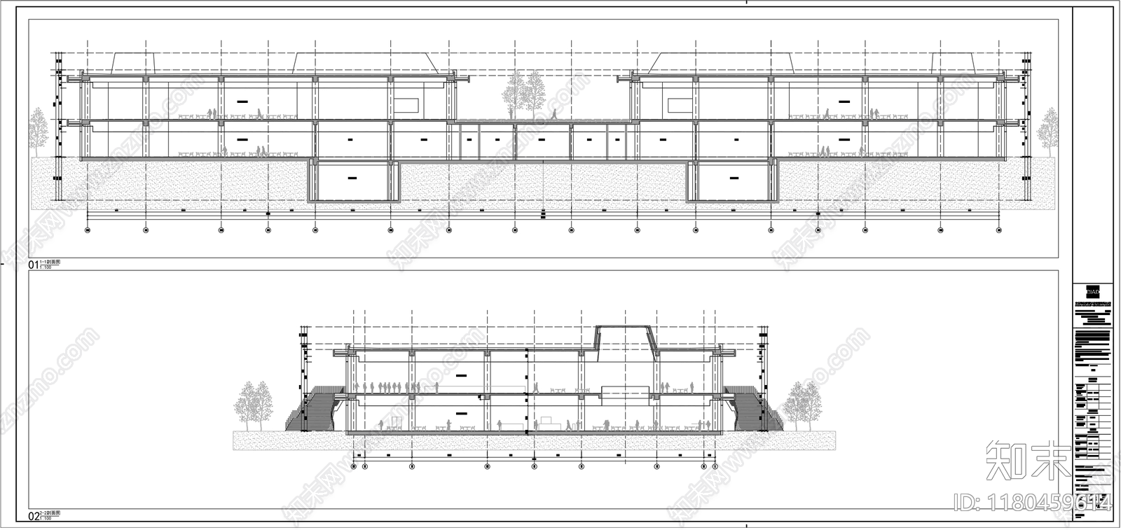 现代其他公共建筑cad施工图下载【ID:1180459614】