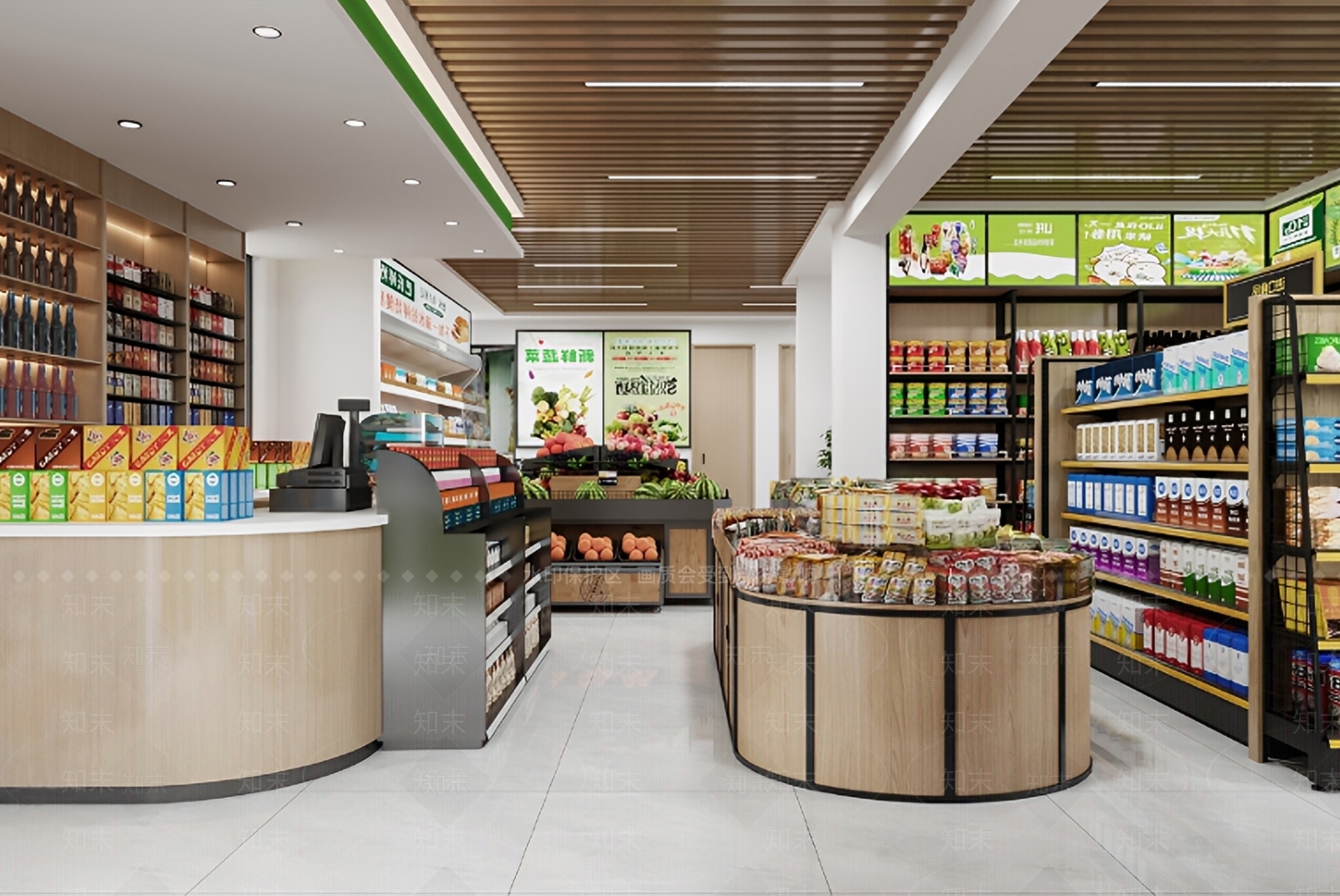 现代便利店SU模型下载【ID:1180459793】