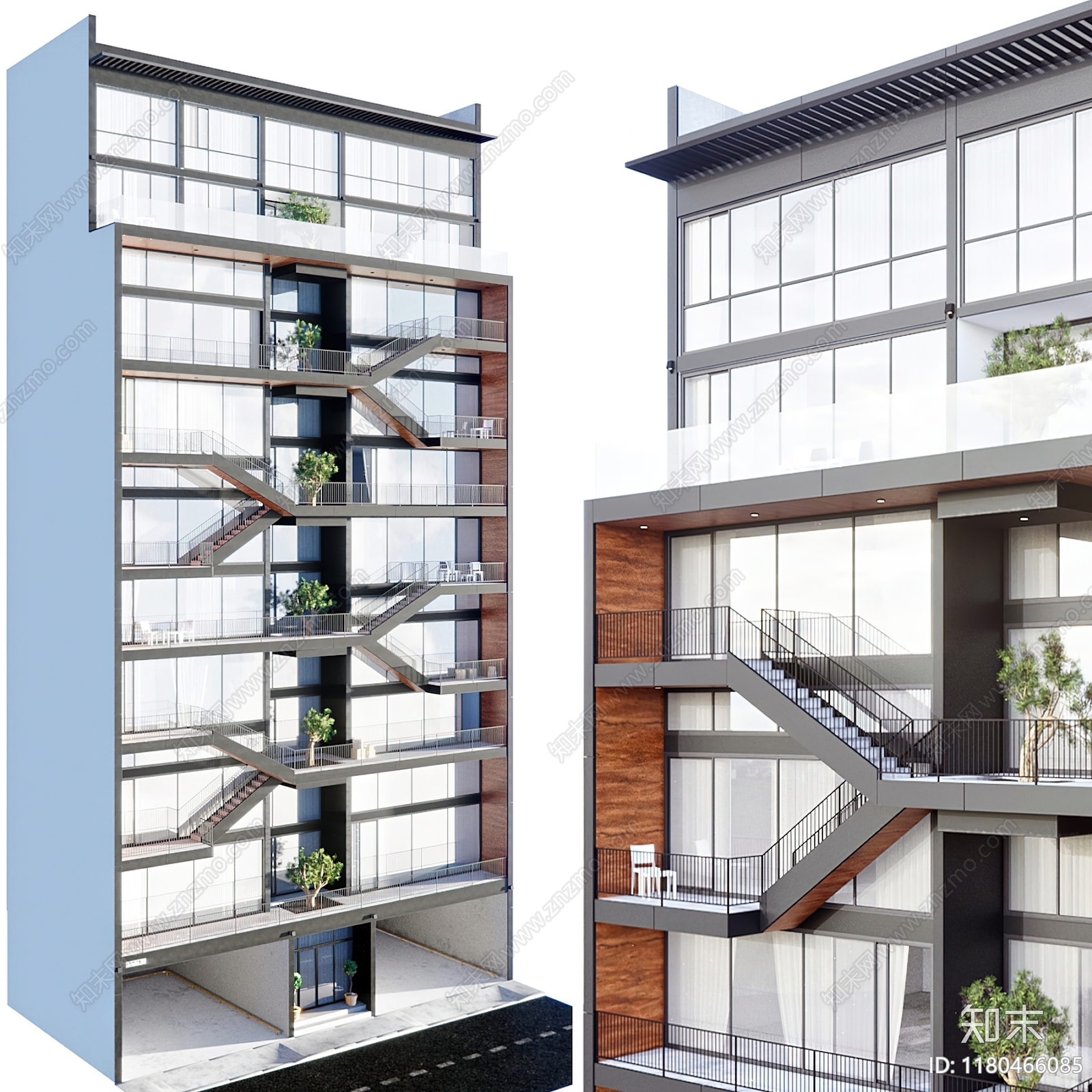 现代其他建筑外观3D模型下载【ID:1180466085】