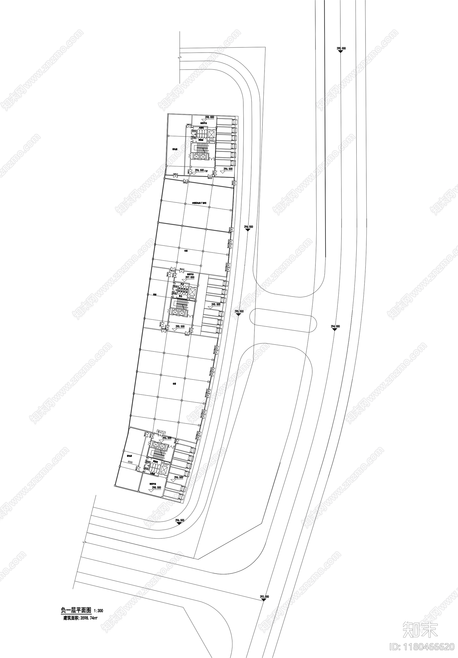 现代产业园建筑施工图下载【ID:1180466620】