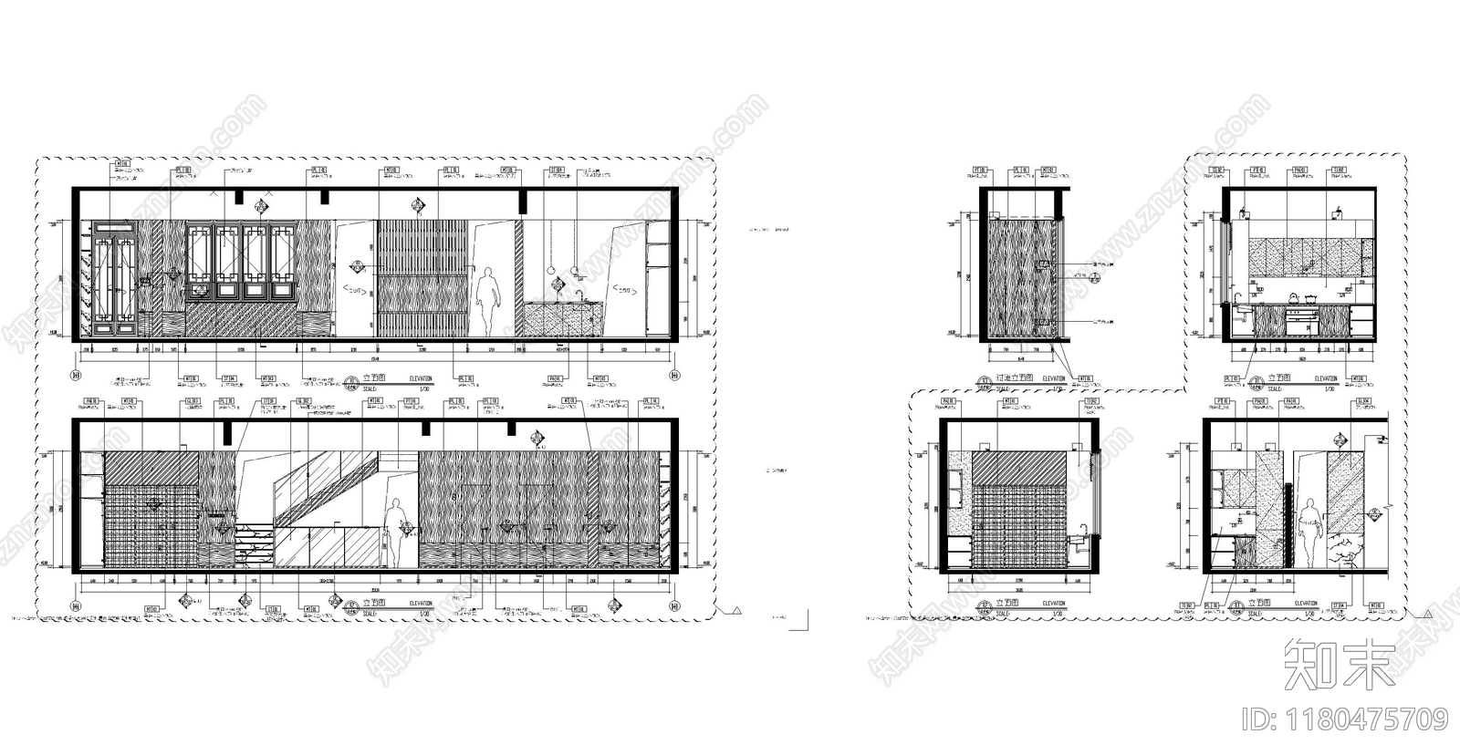 别墅cad施工图下载【ID:1180475709】