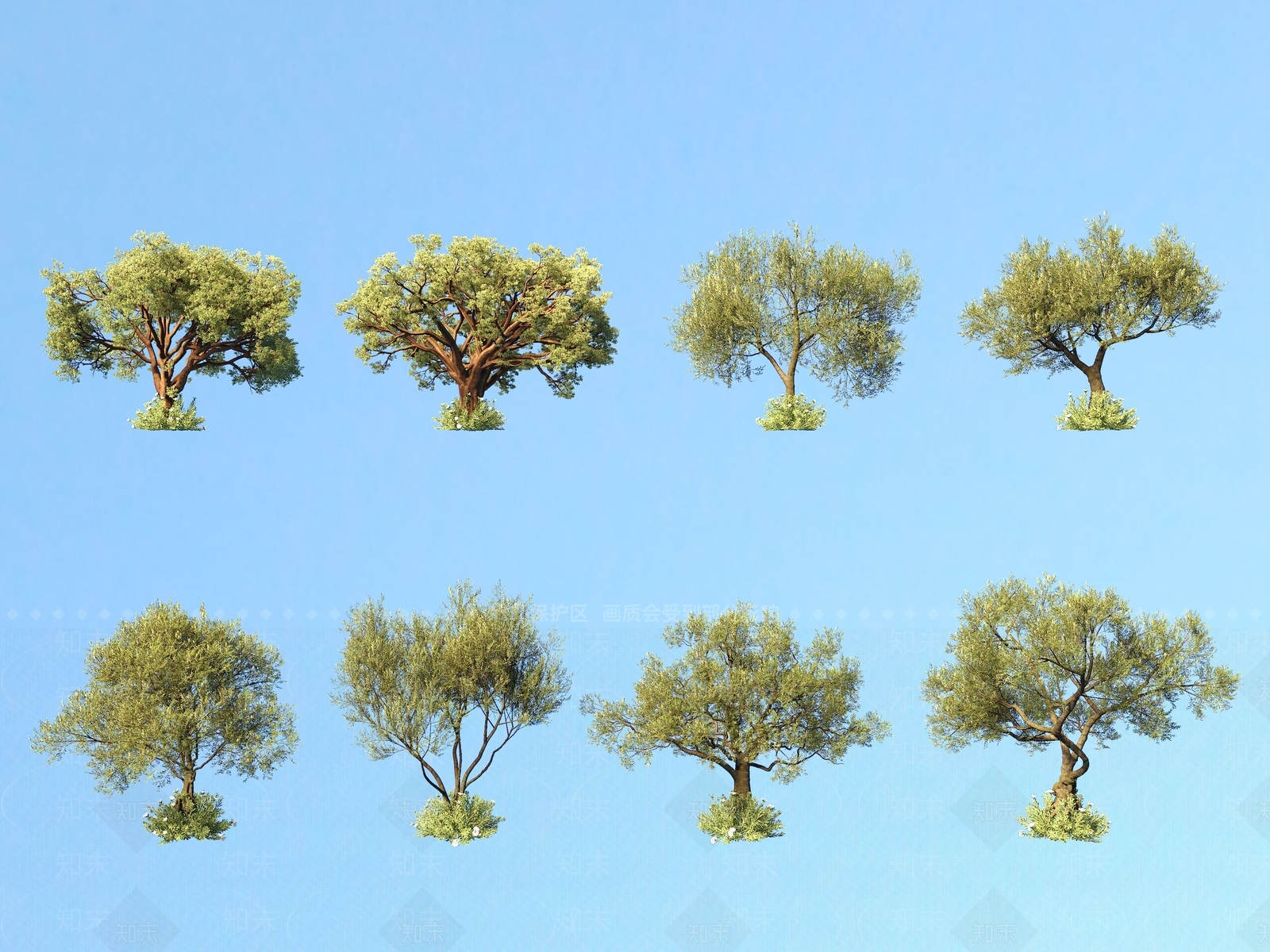 景观树3D模型下载【ID:1180479009】