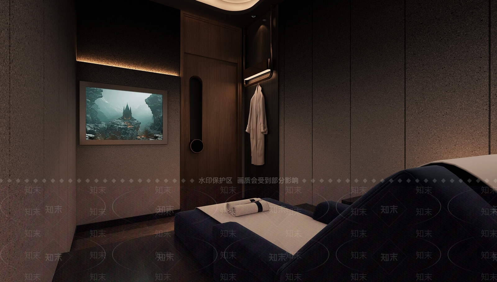 现代足浴店3D模型下载【ID:1180479686】