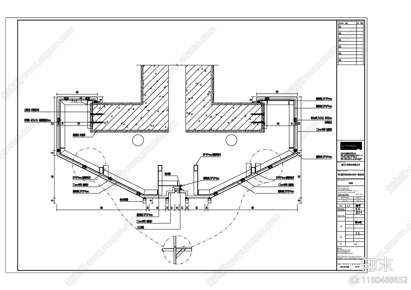 现代简约住宅楼建筑cad施工图下载【ID:1180488652】