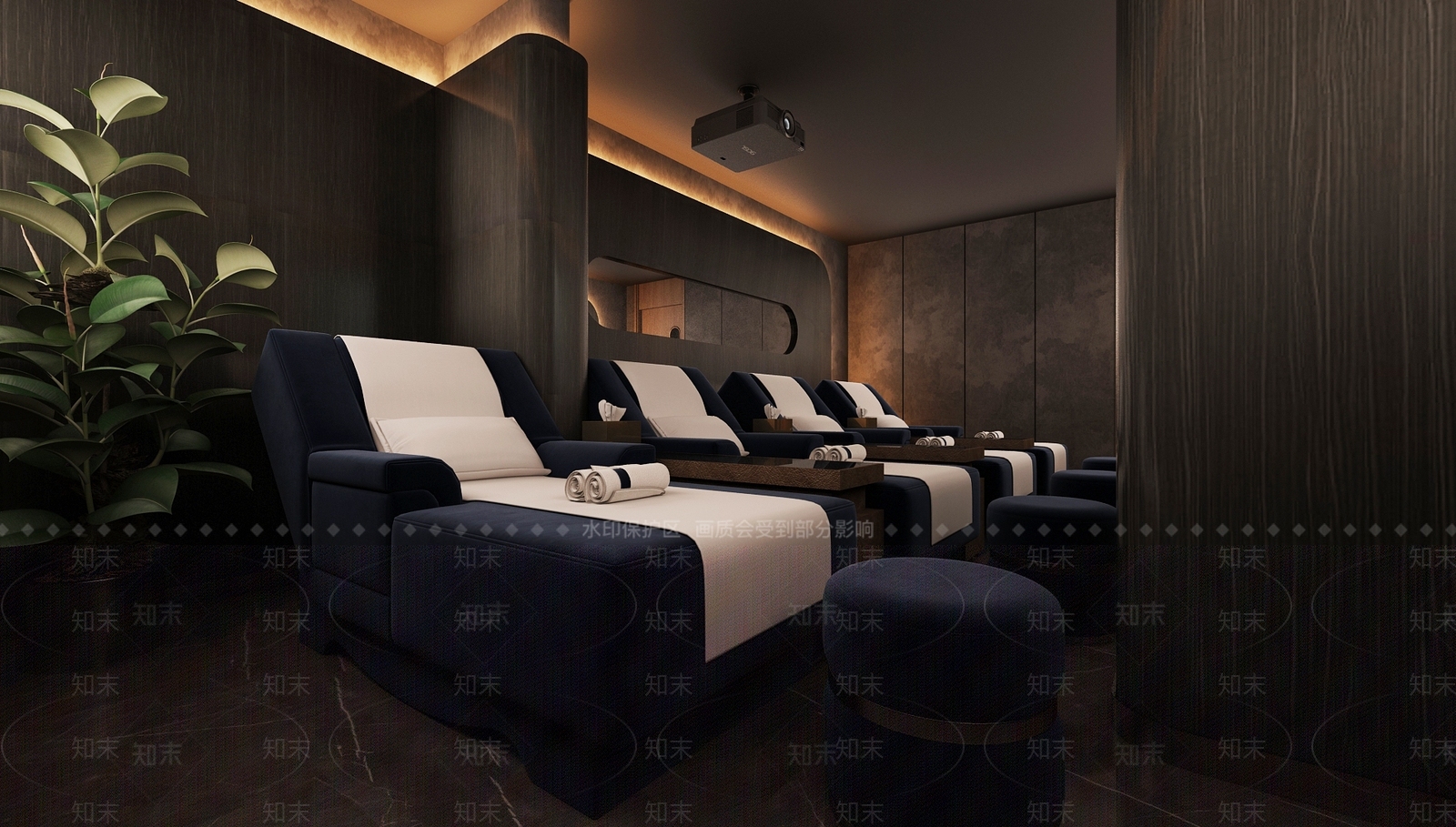 现代足浴店3D模型下载【ID:1180491412】