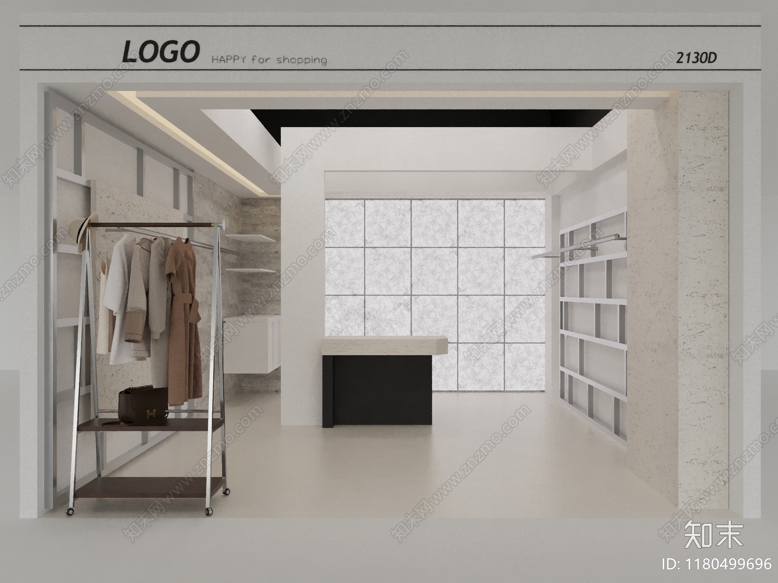 现代意式服装店3D模型下载【ID:1180499696】