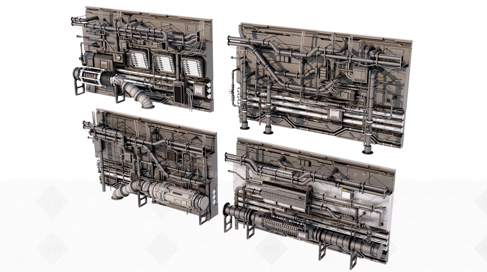 管道零件SU模型下载【ID:1180505318】