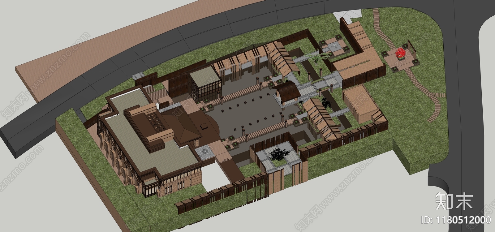 欧式其他商业建筑SU模型下载【ID:1180512000】