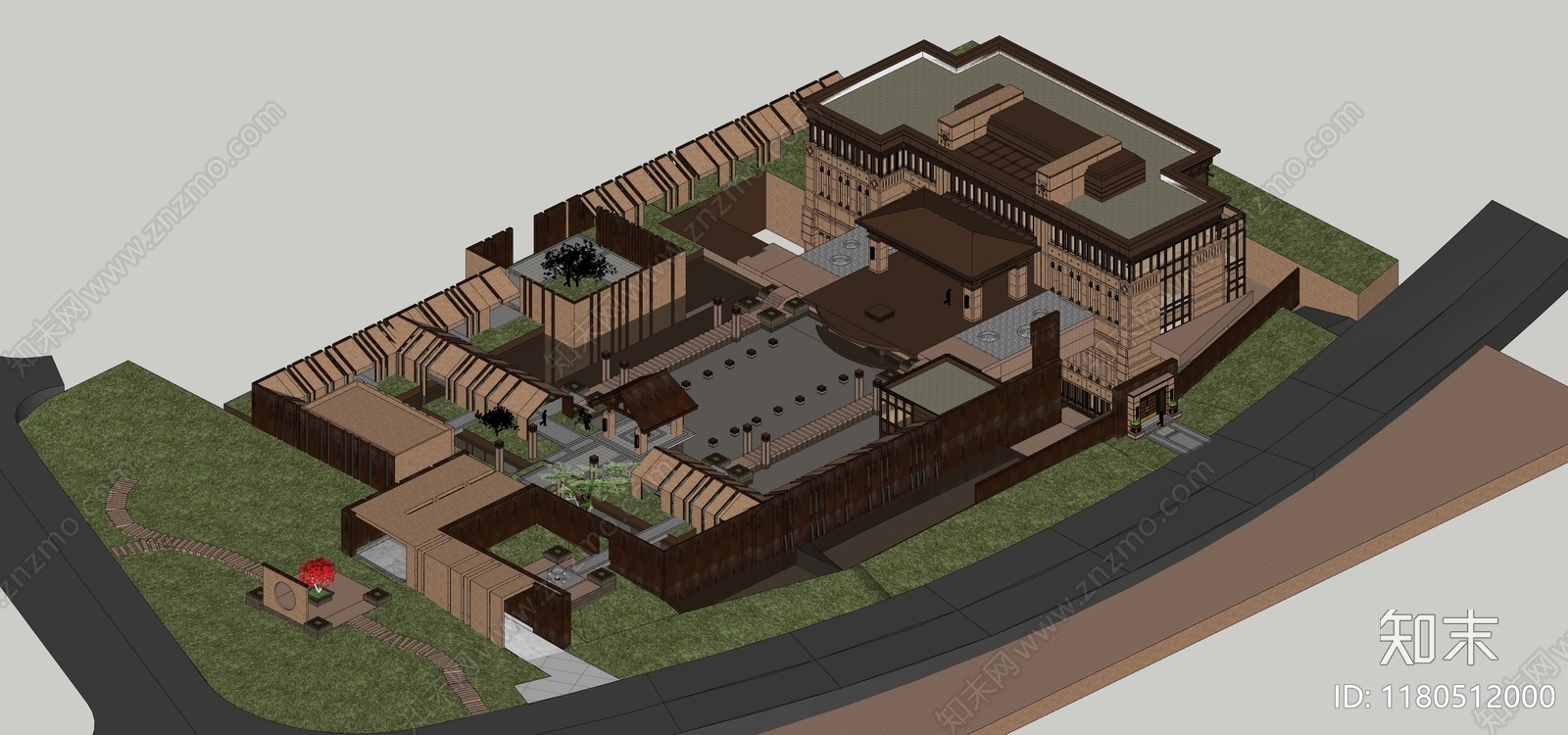 欧式其他商业建筑SU模型下载【ID:1180512000】