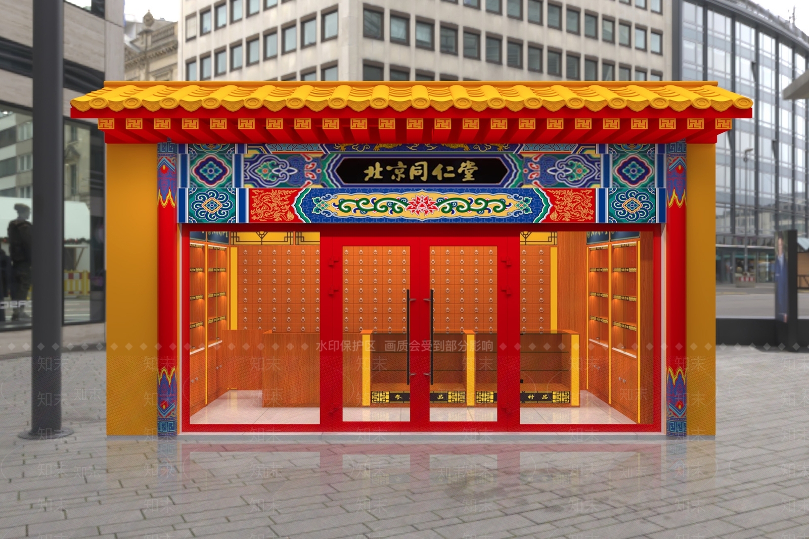 现代其他店铺SU模型下载【ID:1180519359】