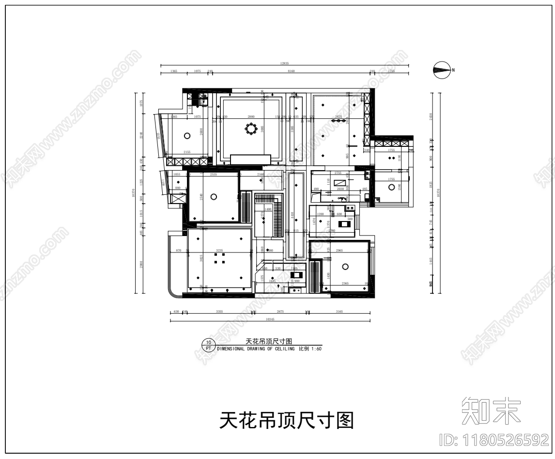 平层施工图下载【ID:1180526592】