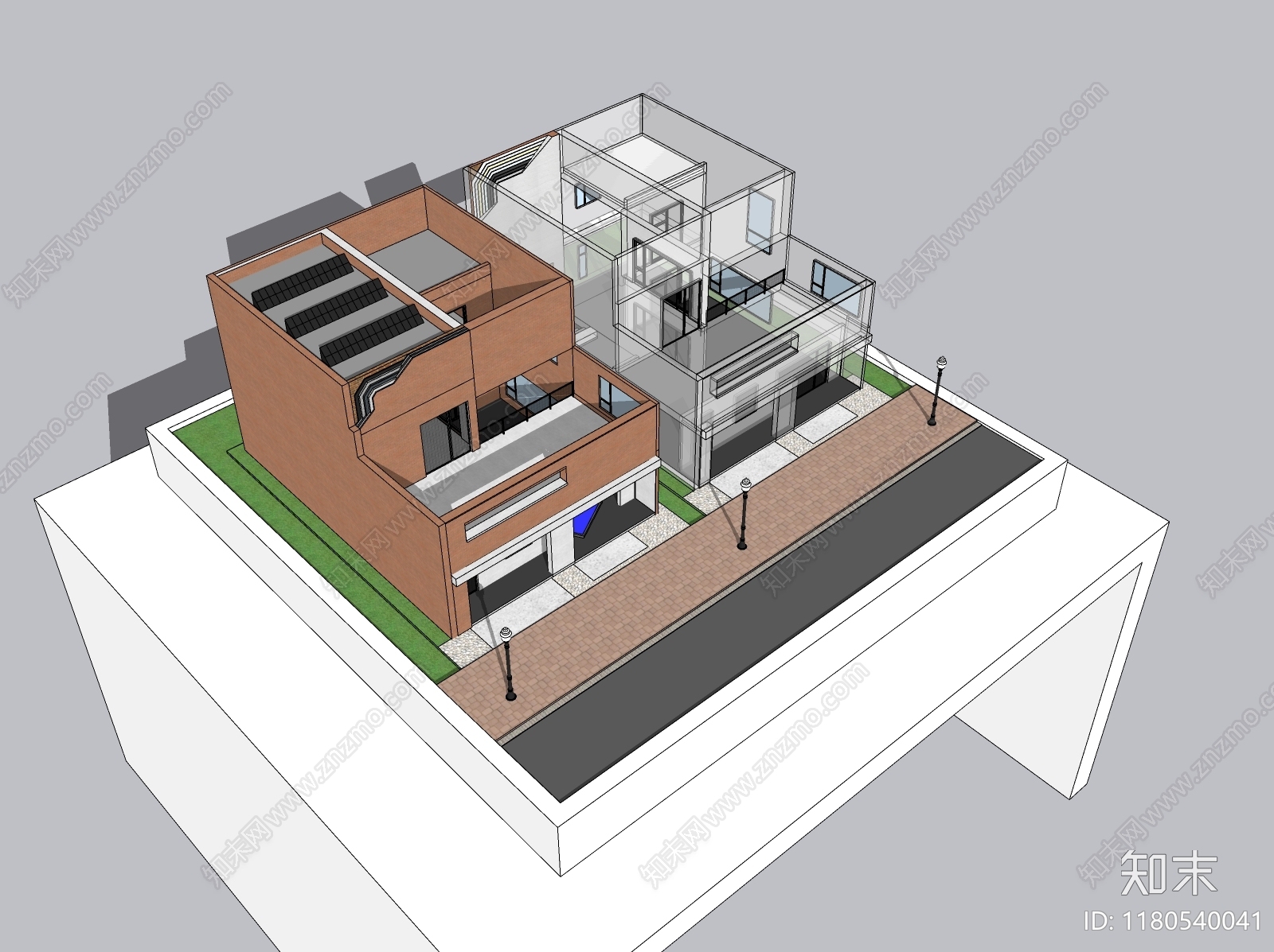 沙盘SU模型下载【ID:1180540041】