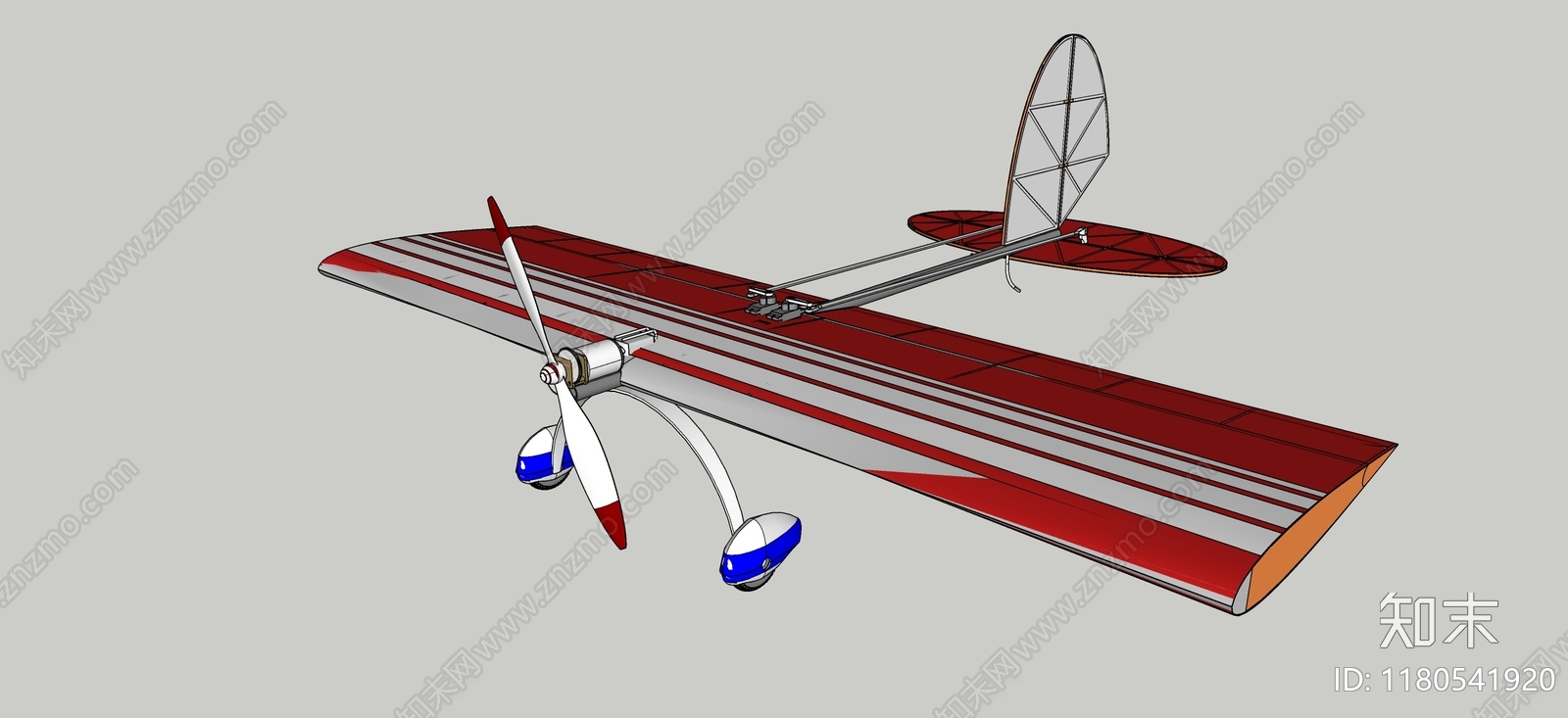 飞机SU模型下载【ID:1180541920】