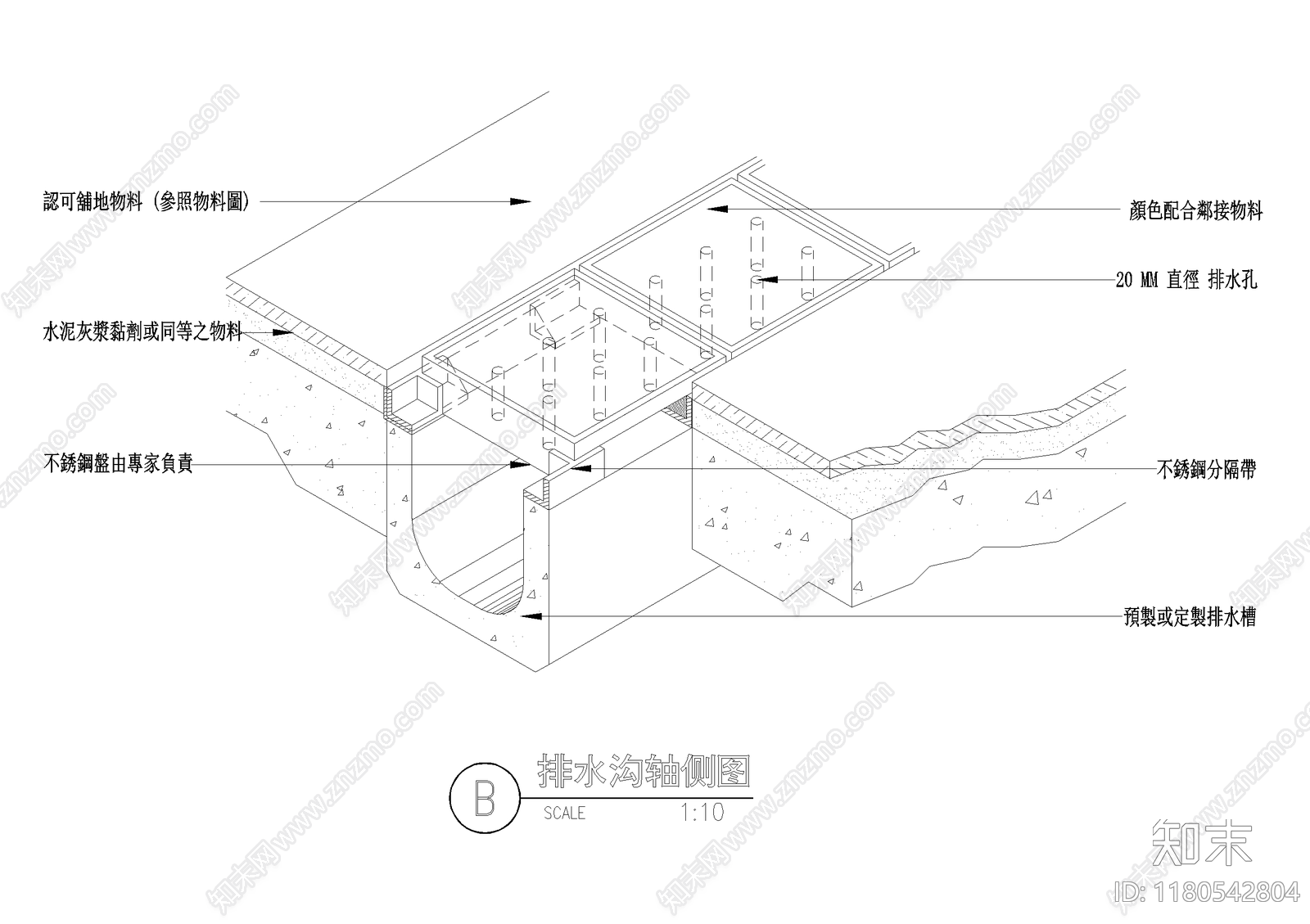 给排水节点详图cad施工图下载【ID:1180542804】