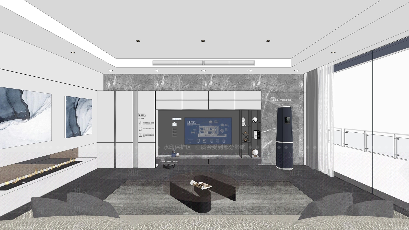 现代轻奢其他店铺SU模型下载【ID:1180543714】