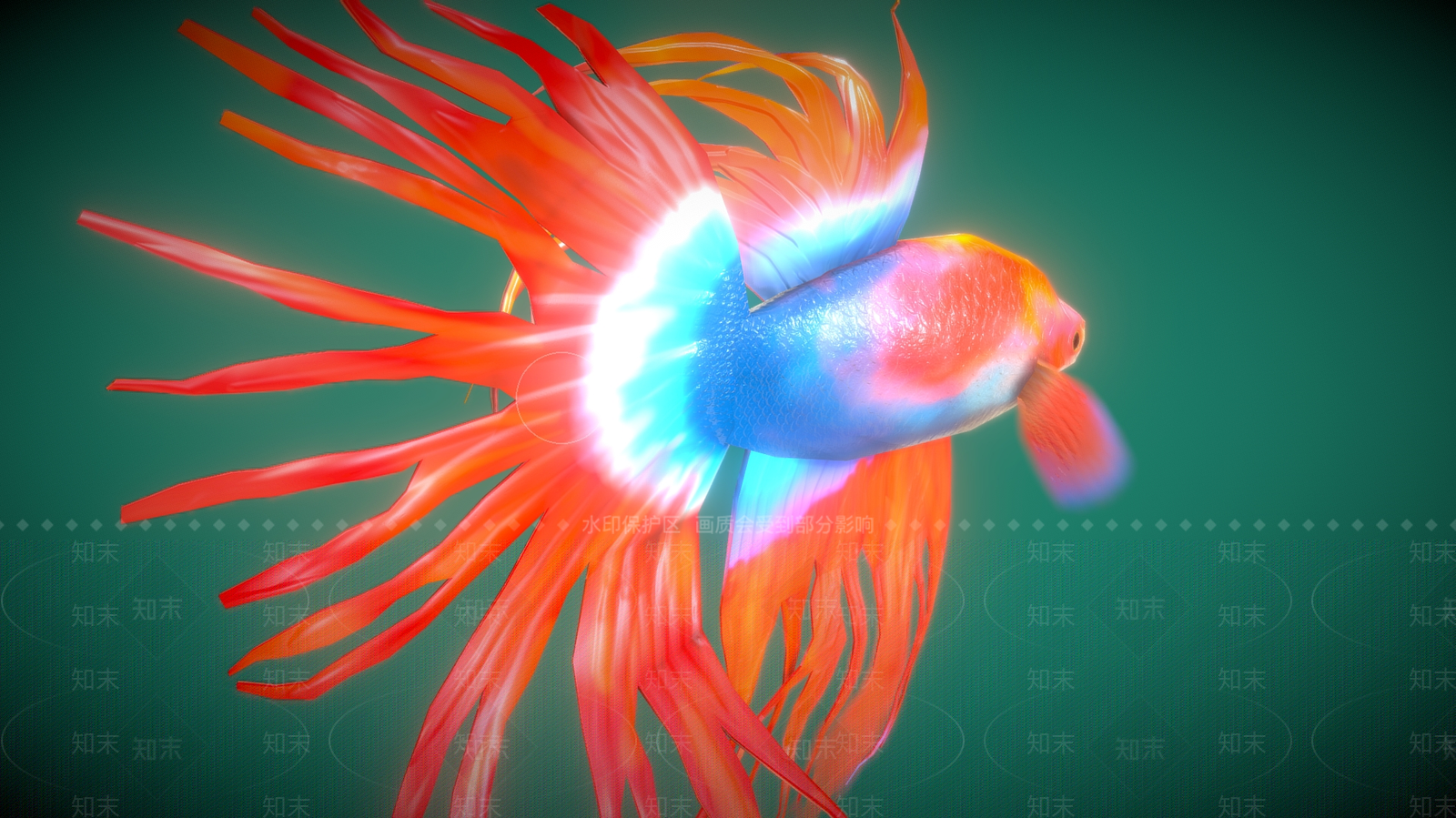 水生类动物3D模型下载【ID:1180548985】