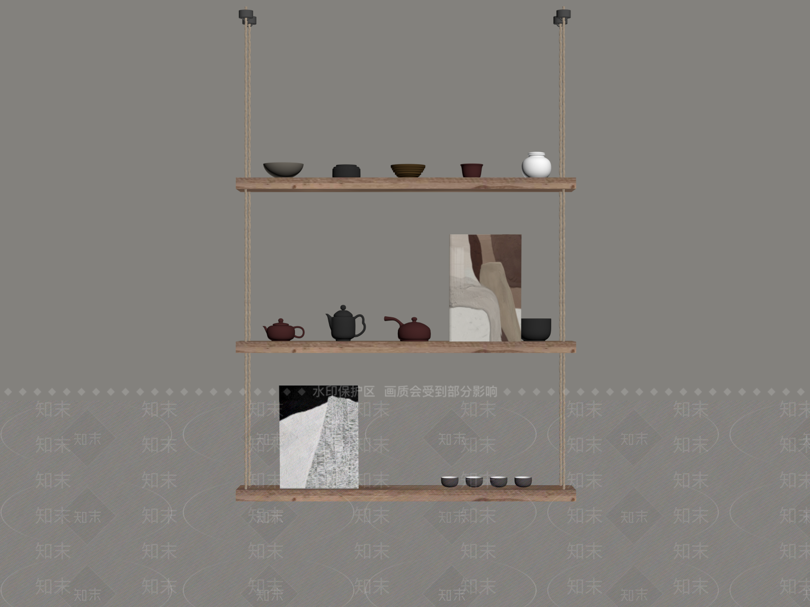 茶具SU模型下载【ID:1180565245】