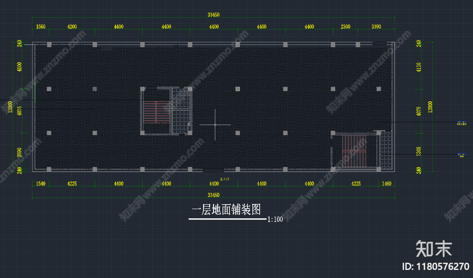 现代简约其他休闲娱乐空间cad施工图下载【ID:1180576270】