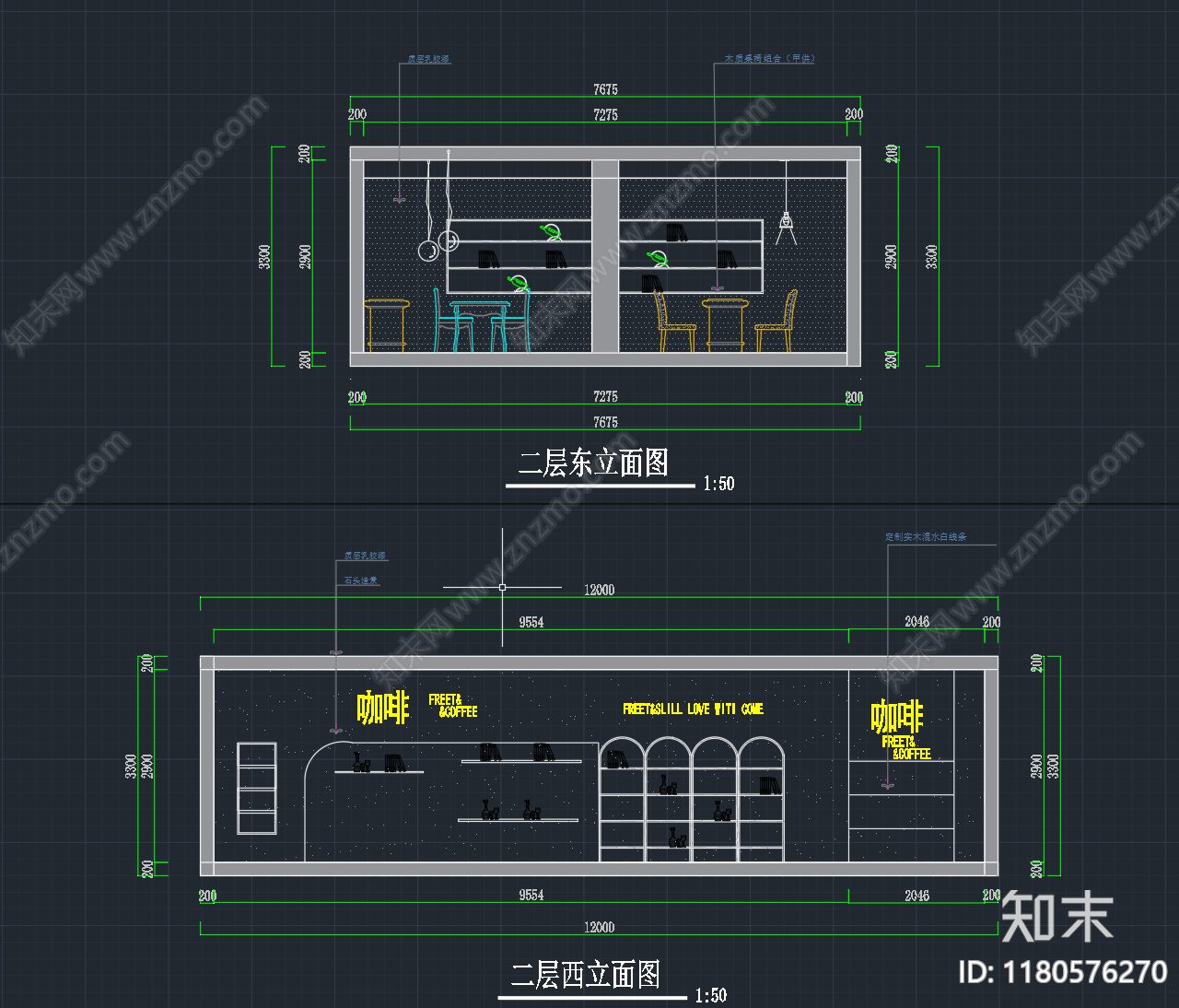 现代简约其他休闲娱乐空间cad施工图下载【ID:1180576270】