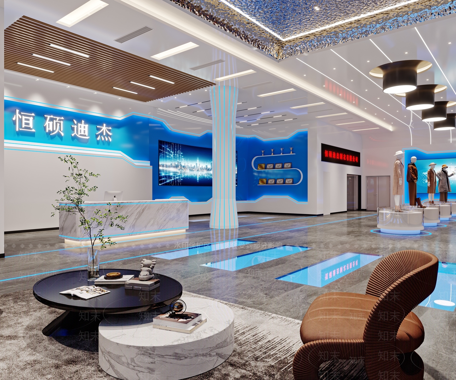 现代其他办公空间3D模型下载【ID:1180584367】
