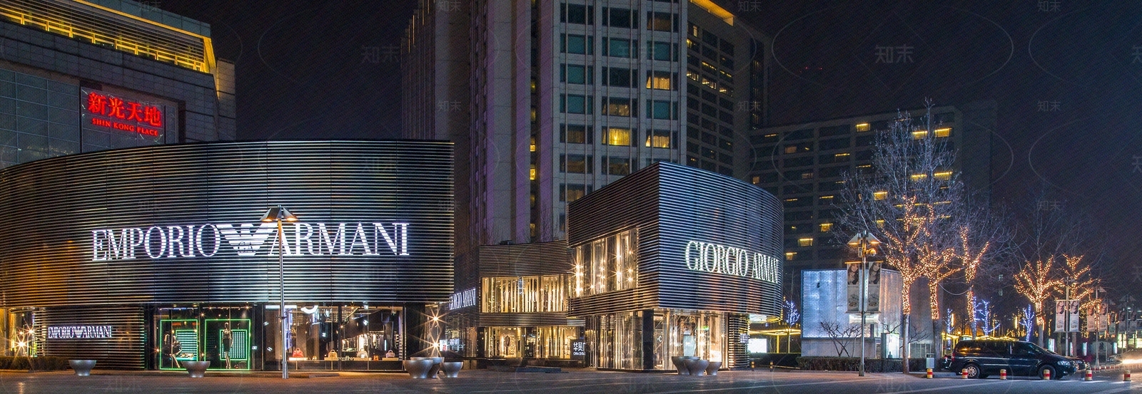 现代街道外景贴图下载【ID:1180584924】