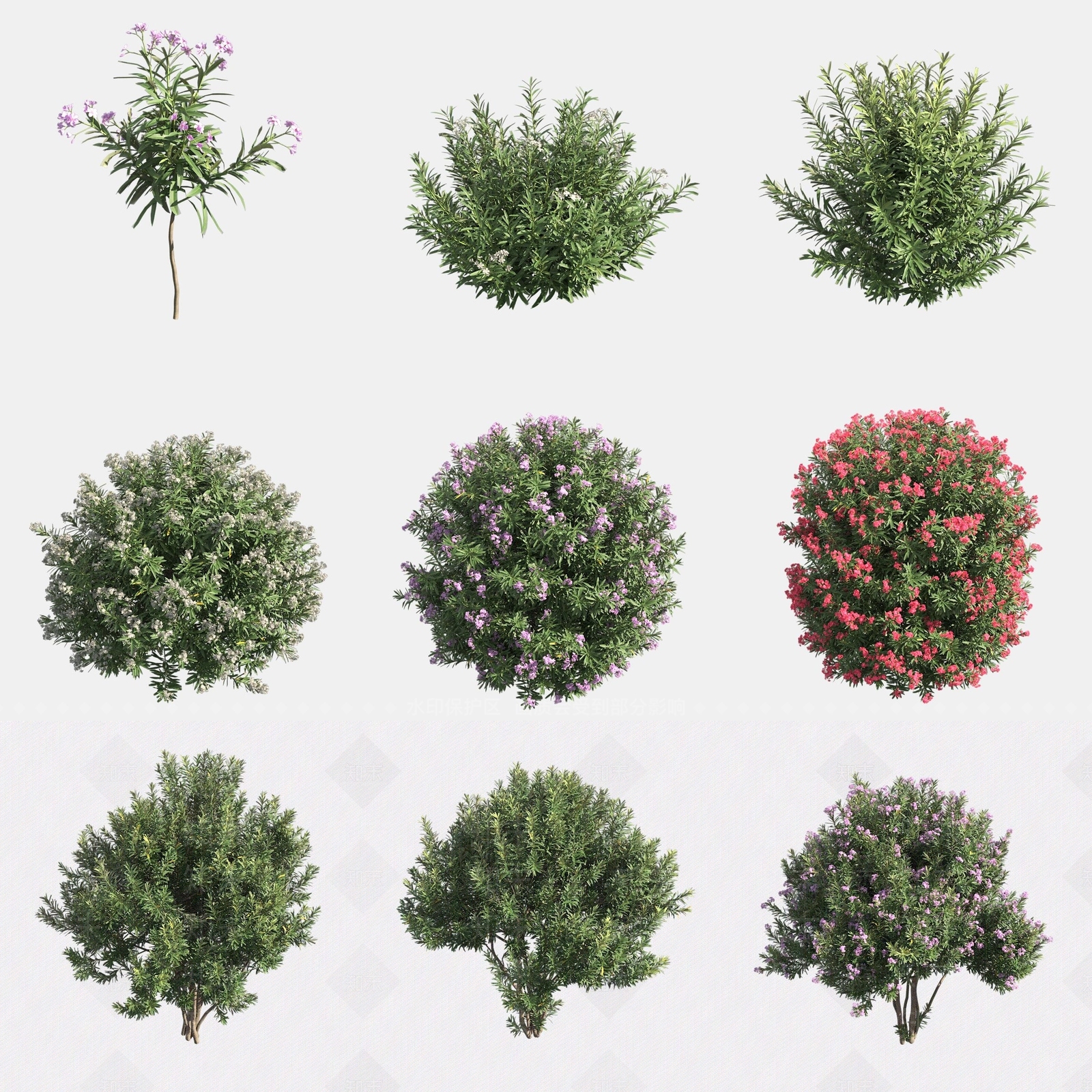 灌木3D模型下载【ID:1180594721】