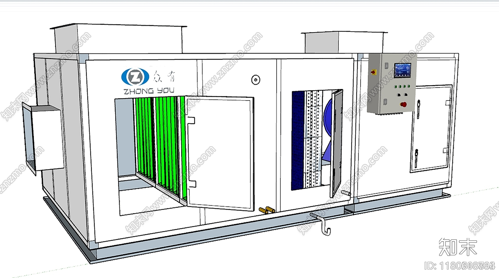机房SU模型下载【ID:1180608704】
