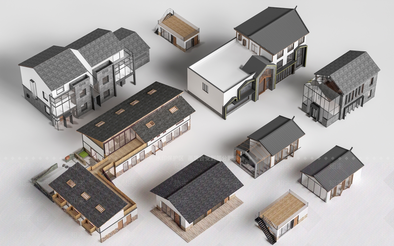 现代其他公共建筑3D模型下载【ID:1180608621】