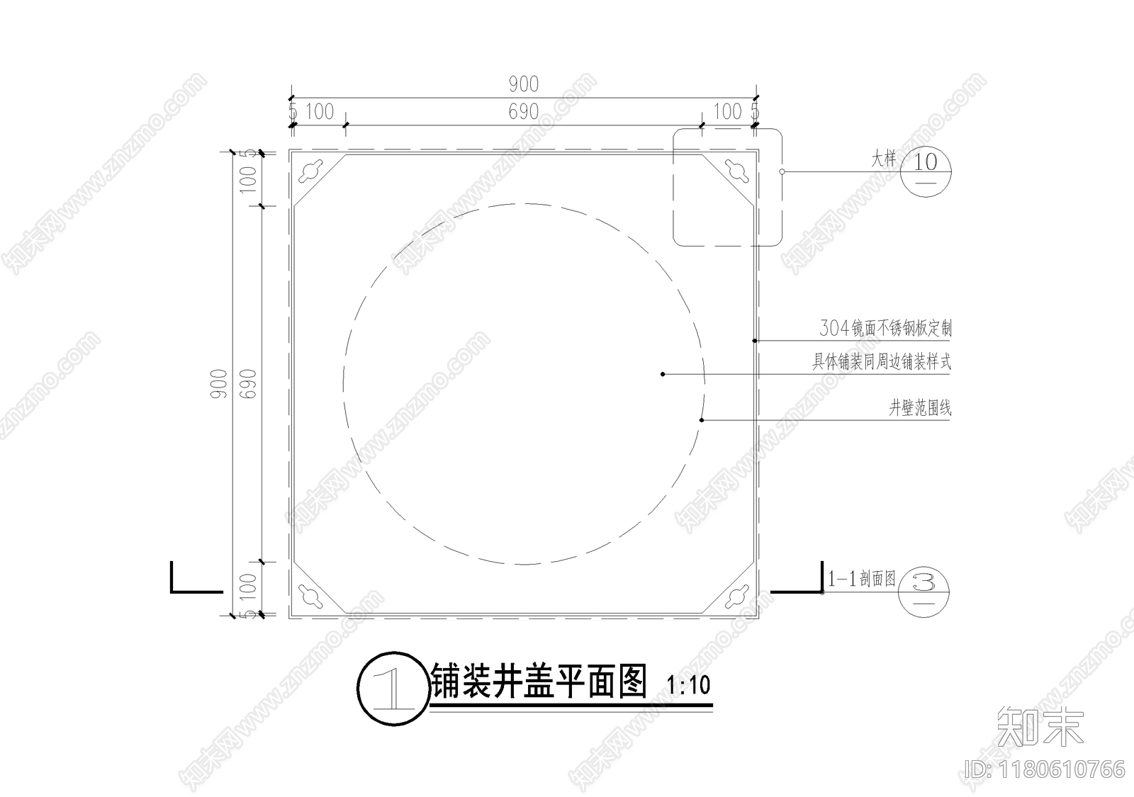 给排水节点详图cad施工图下载【ID:1180610766】