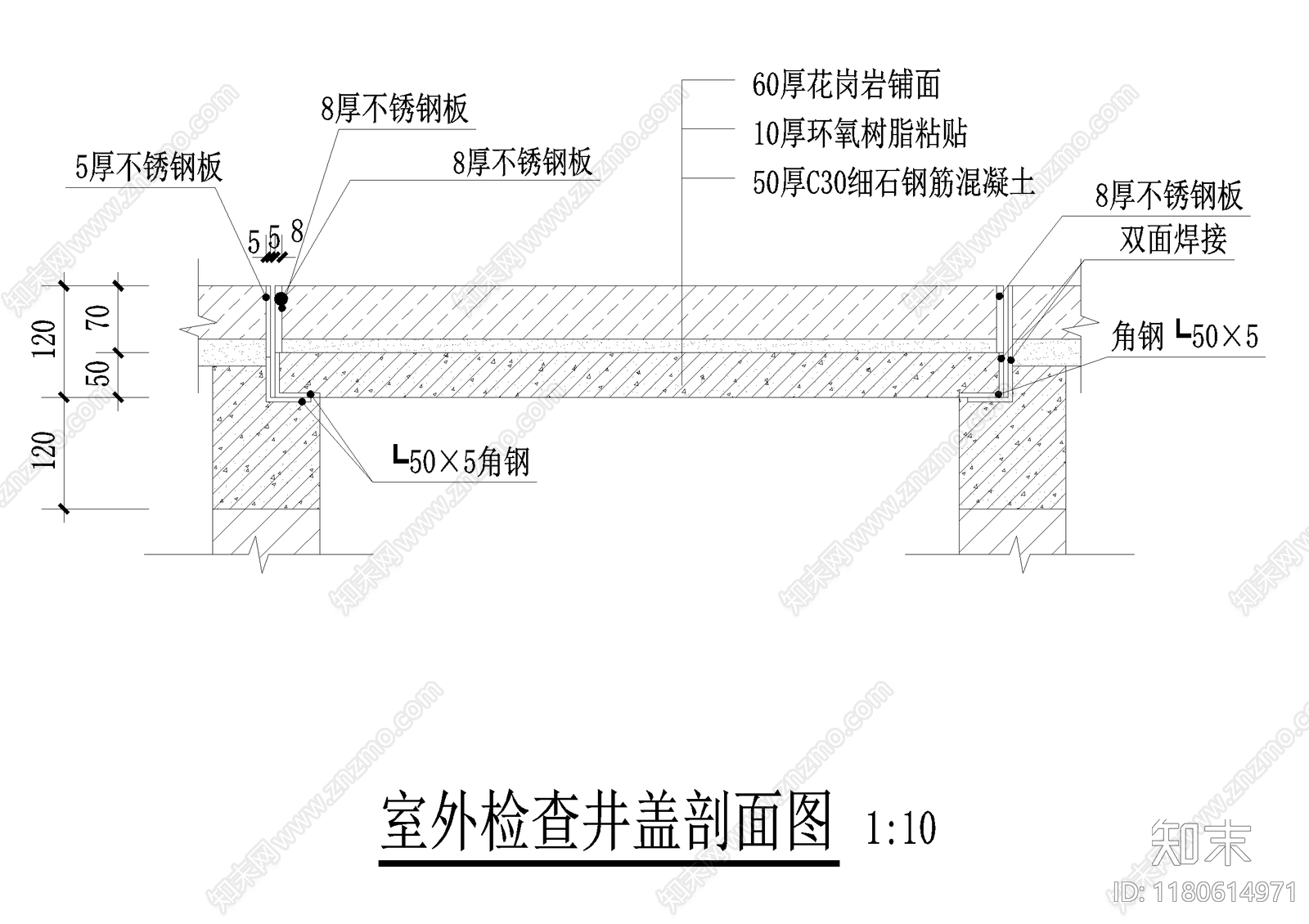 给排水节点详图cad施工图下载【ID:1180614971】