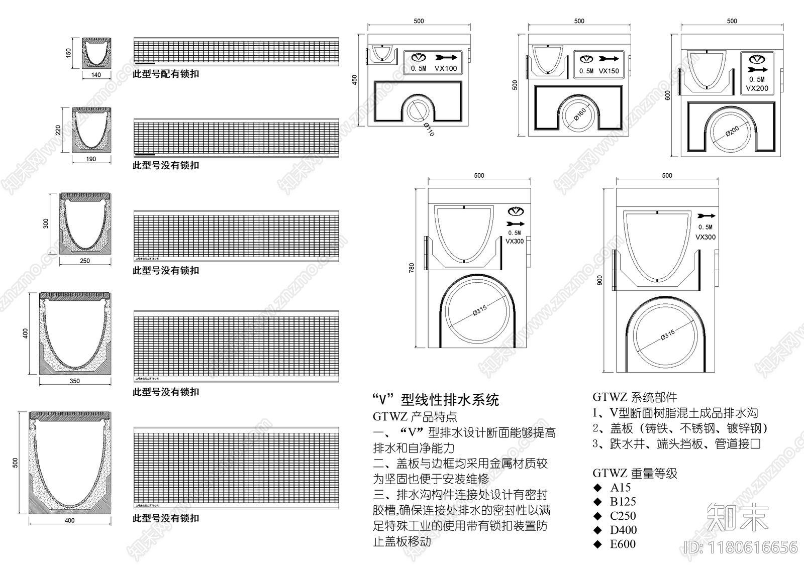 给排水节点详图cad施工图下载【ID:1180616656】