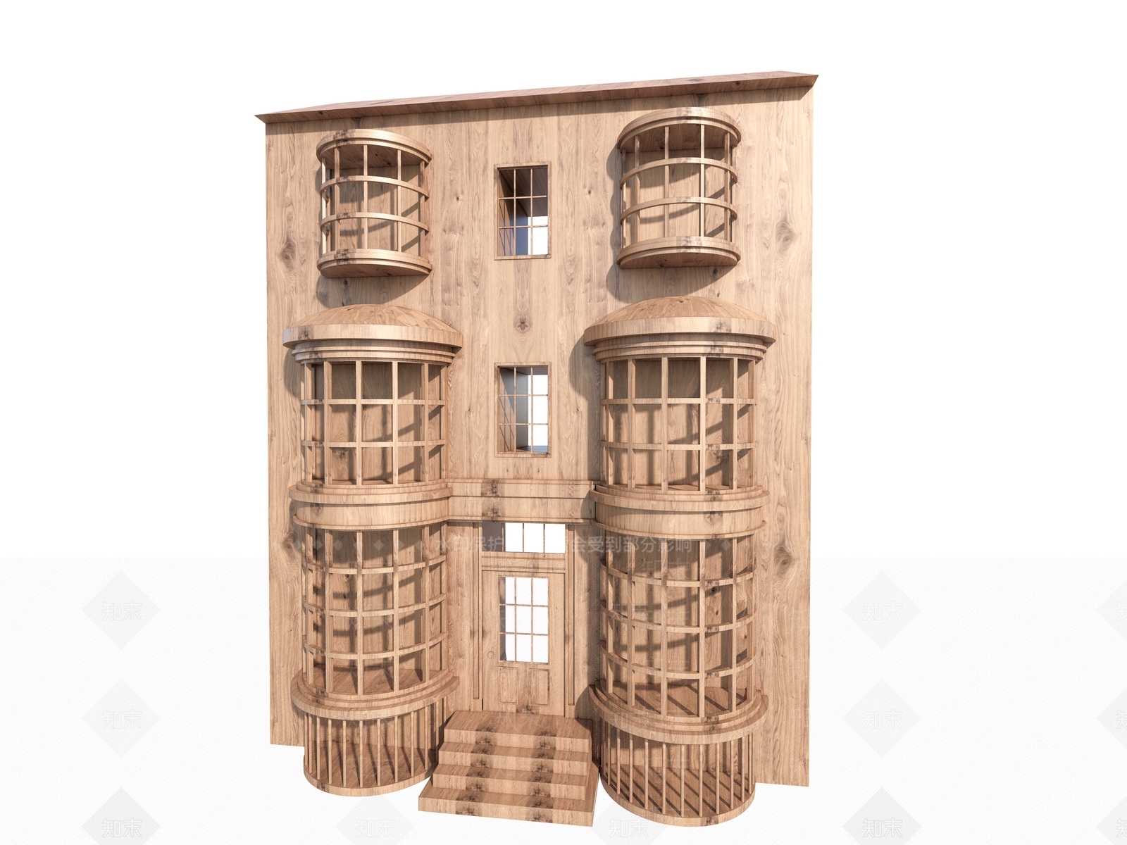 现代风格建筑SU模型下载【ID:1180620924】