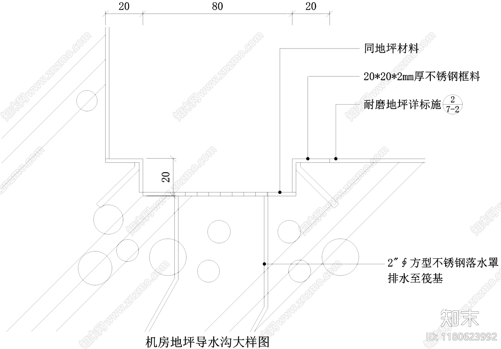 给排水节点详图cad施工图下载【ID:1180623992】