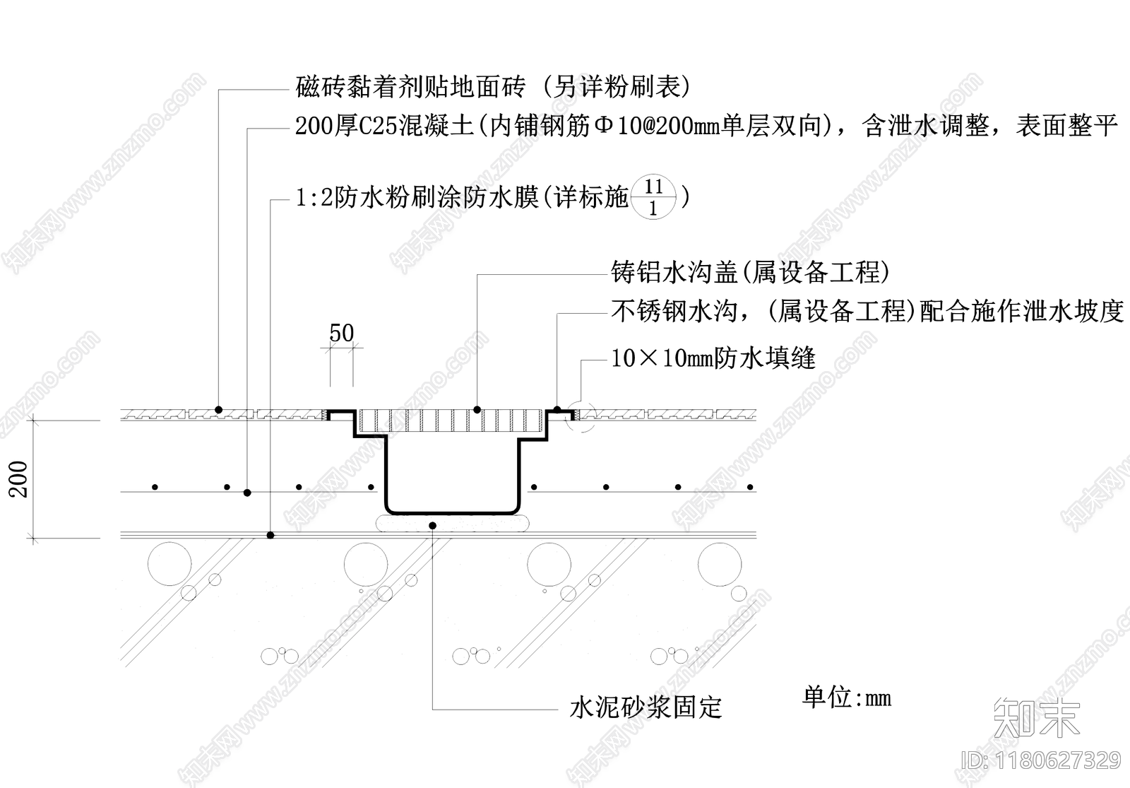 给排水节点详图cad施工图下载【ID:1180627329】