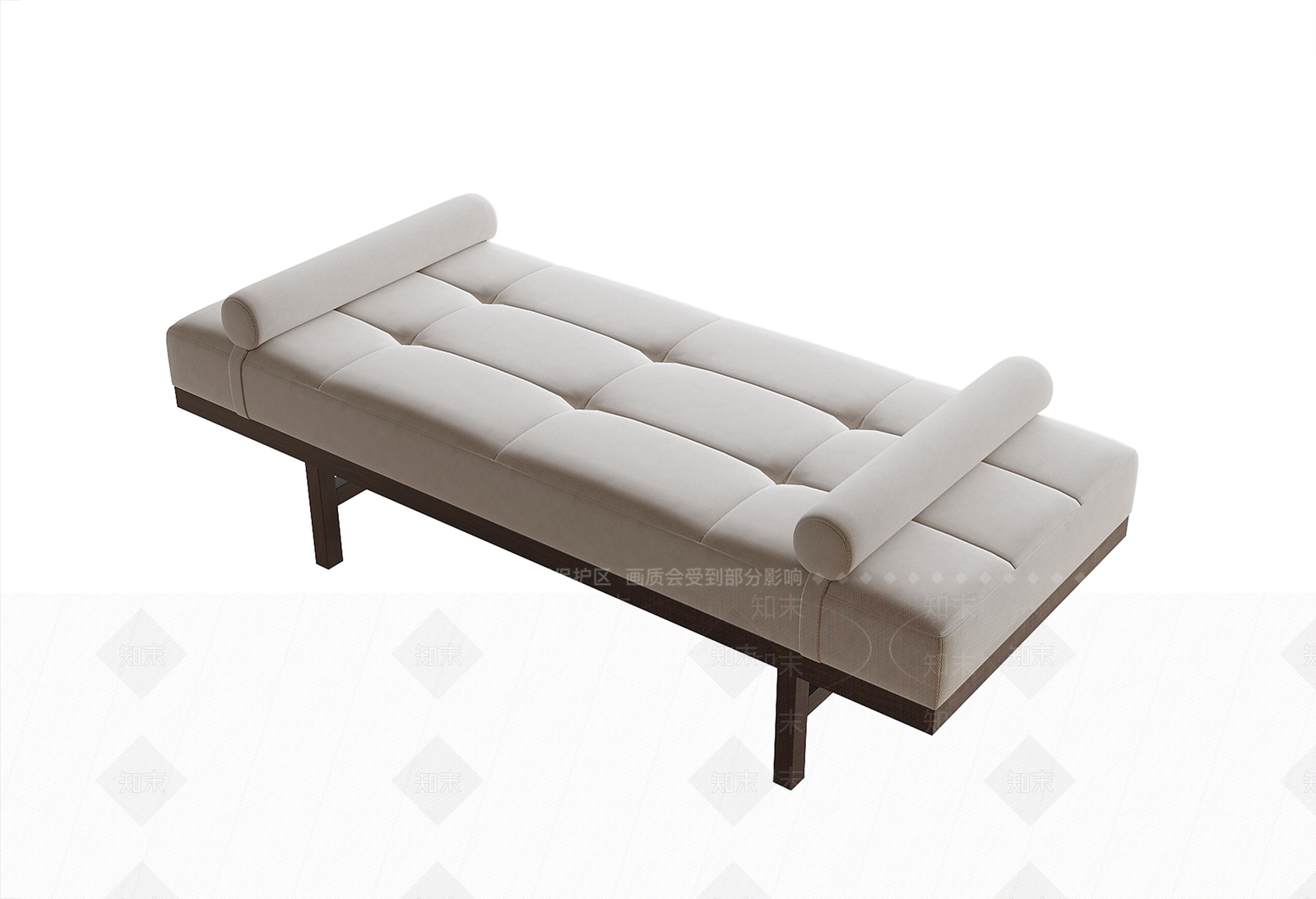 现代床尾凳3D模型下载【ID:1180629759】
