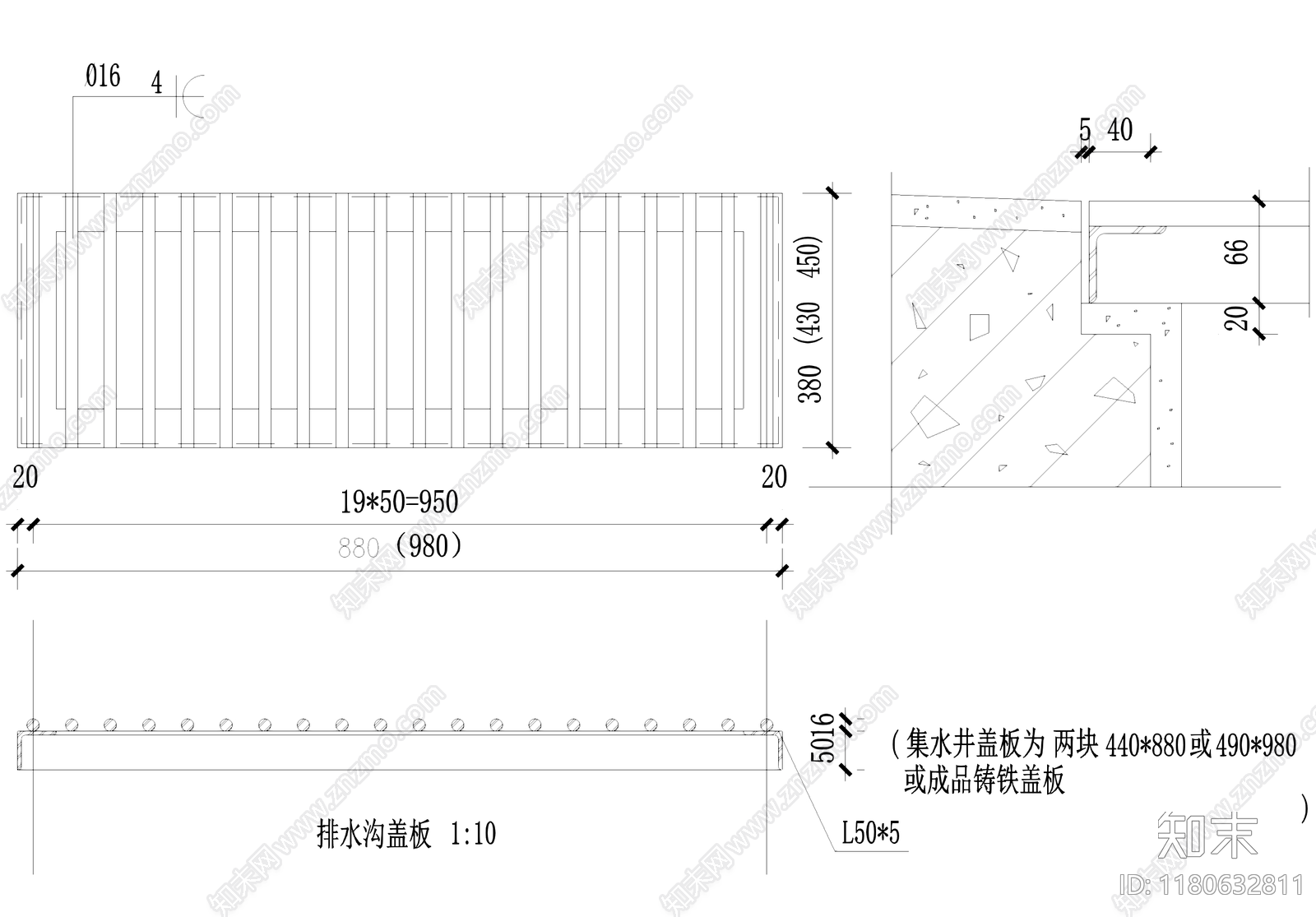 给排水节点详图cad施工图下载【ID:1180632811】