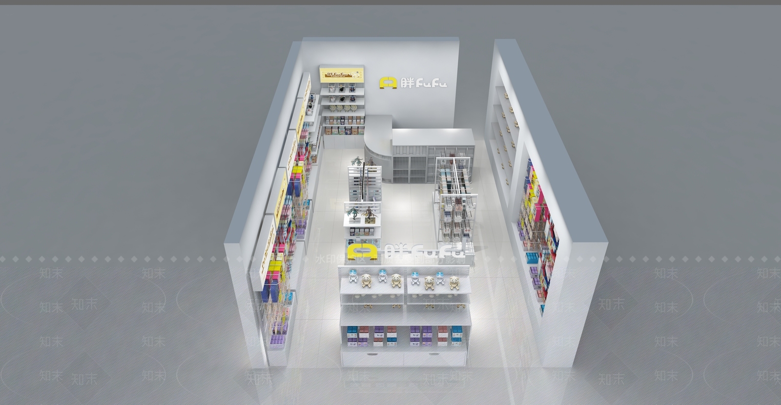 现代珠宝店3D模型下载【ID:1180634444】