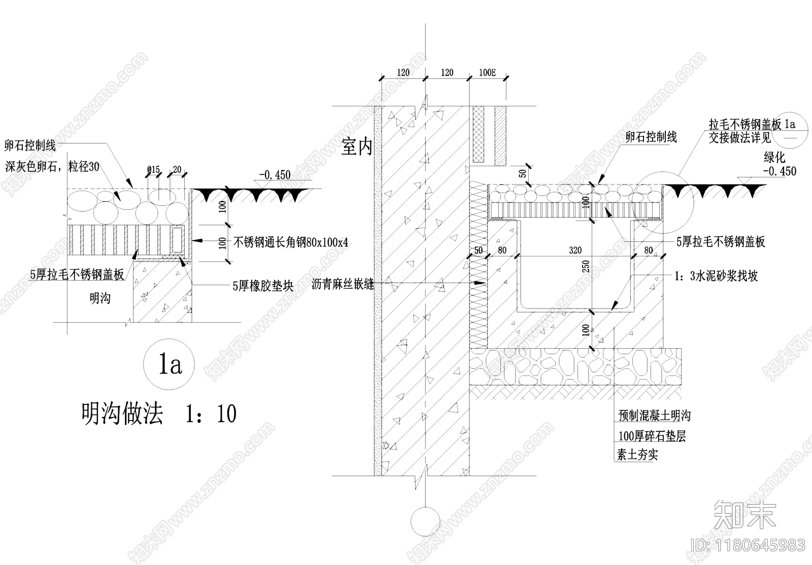 给排水节点详图cad施工图下载【ID:1180645983】