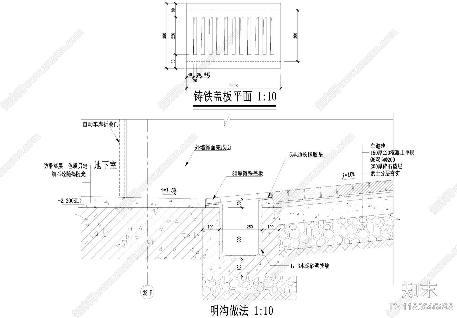 给排水节点详图施工图下载【ID:1180646498】