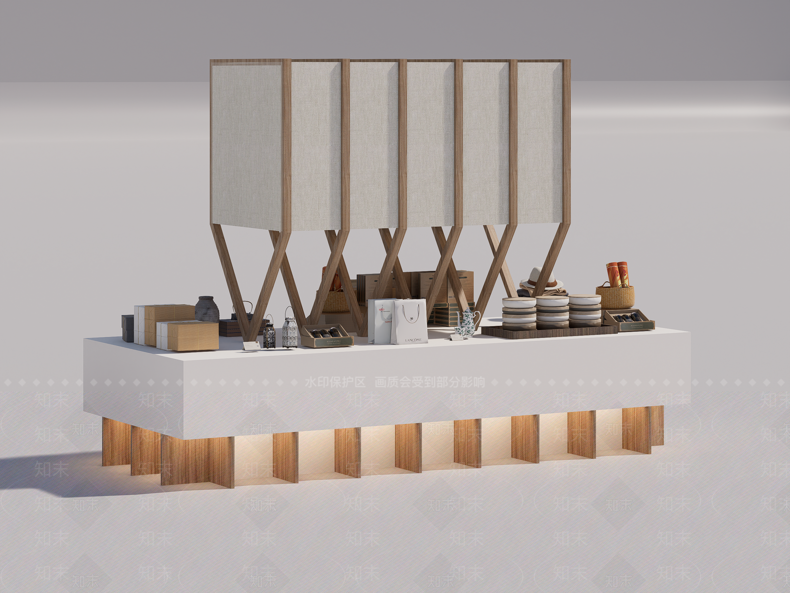 展示台SU模型下载【ID:1180648200】