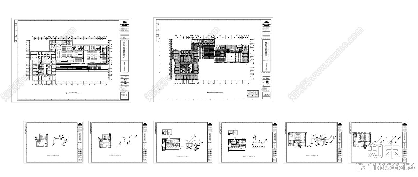 给排水图cad施工图下载【ID:1180648454】
