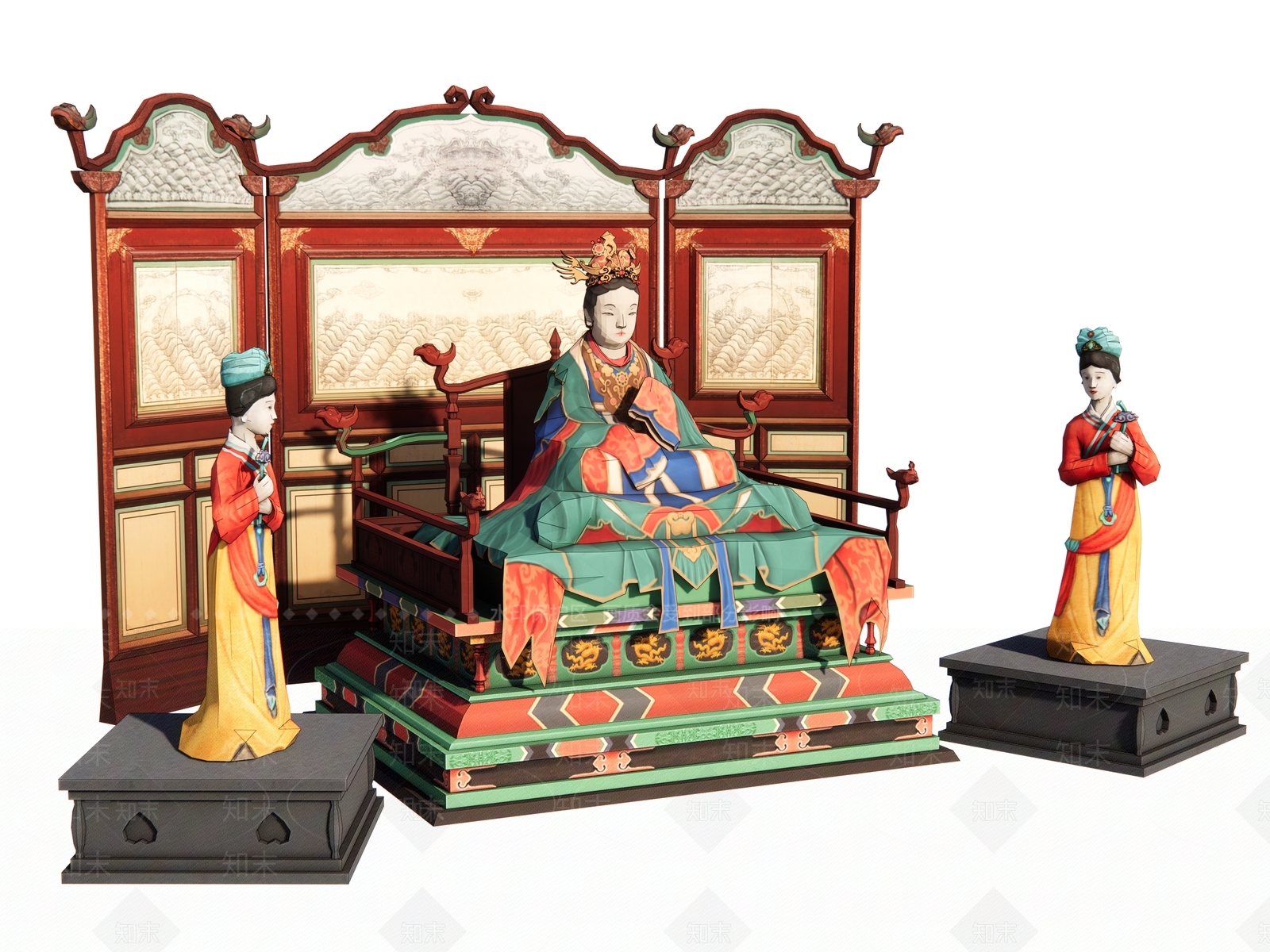 中式佛像SU模型下载【ID:1180652991】