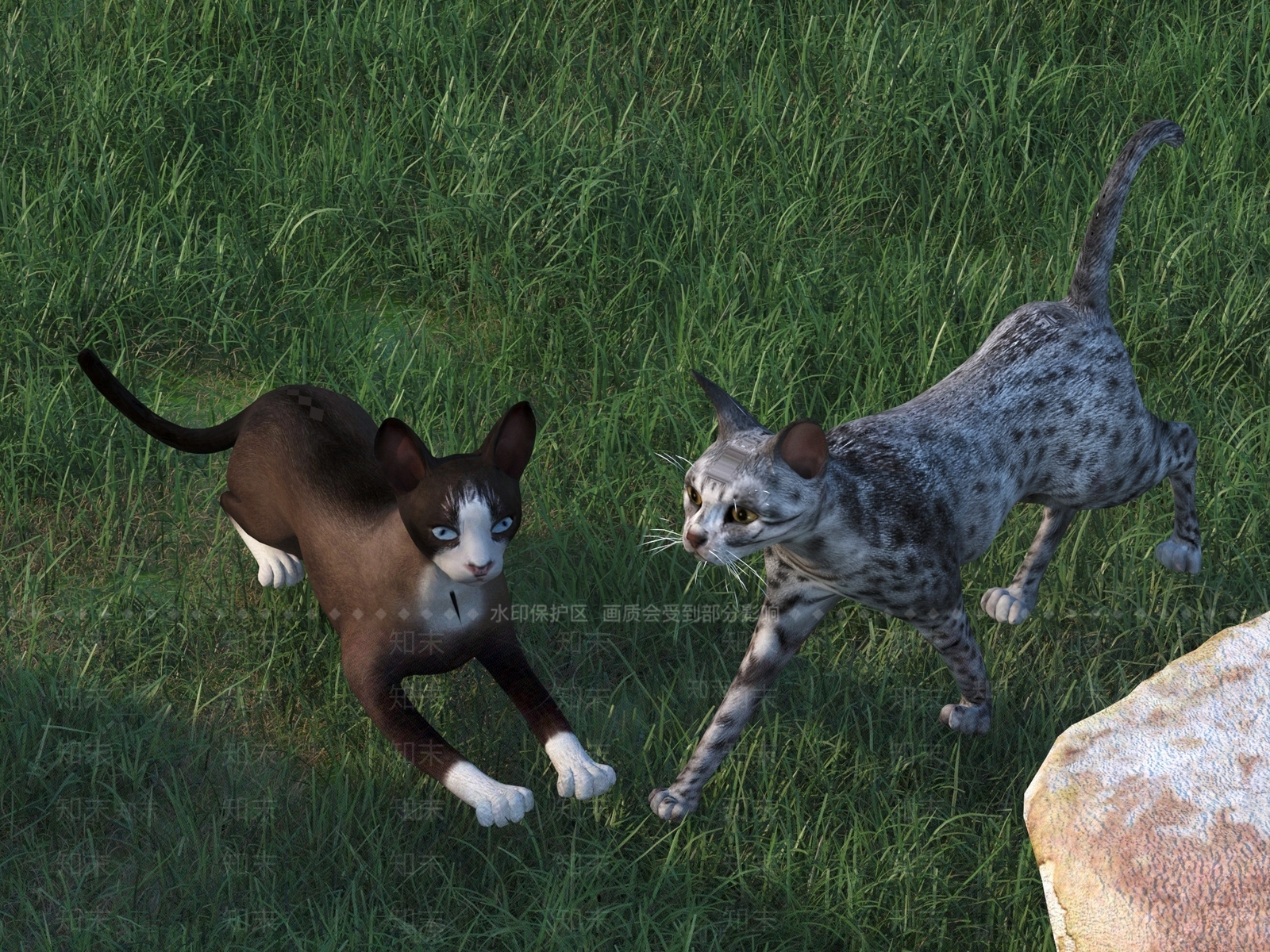 猫3D模型下载【ID:1180655540】