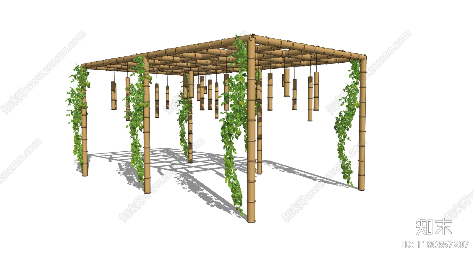 新中式中式其他景观小建筑SU模型下载【ID:1180657207】